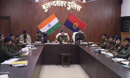 Bulandshahr News: लोकसभा चुनावों की तैयारी में जुटी पुलिस, एडीजी बोले - क्रिम्नल्स पर करें सख्त कार्रवाई