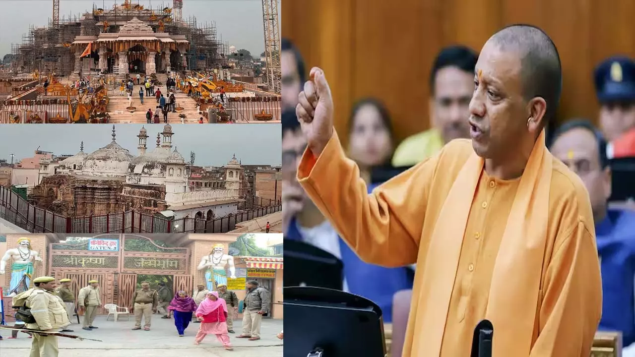 CM Yogi said - A grand Ram temple has been built in Ayodhya, how can we forget Kashi and Mathura