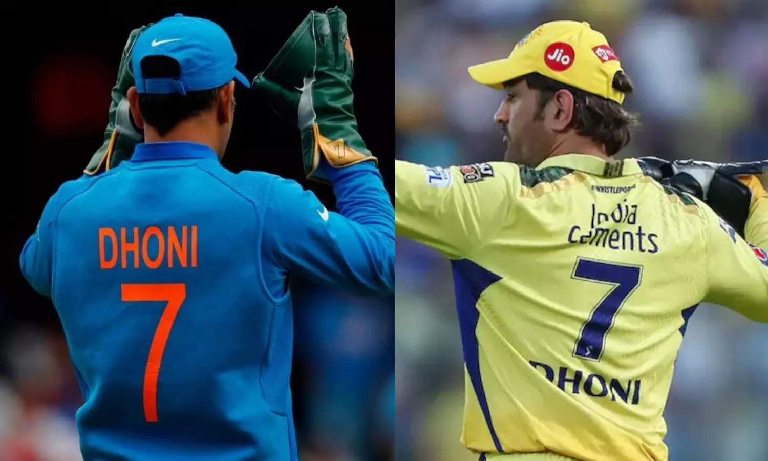 Jersey Number 7 MS Dhoni