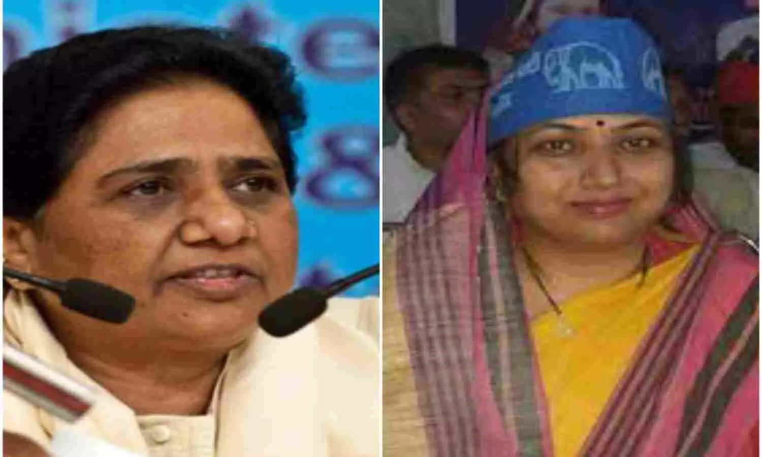 Mayawati and BSP MP Sangeeta Azad