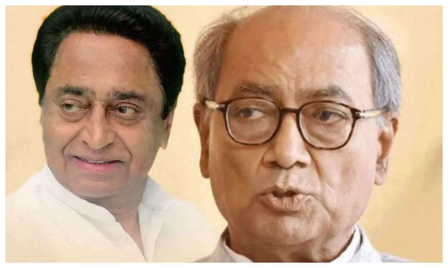 Former Chief Minister Soin Singh and Kamalnath