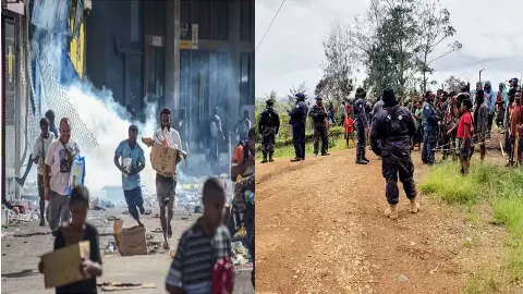 Ethnic massacre in Papua New Guinea, 64 killed