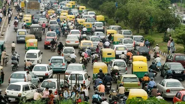 Lucknow Traffic Jam