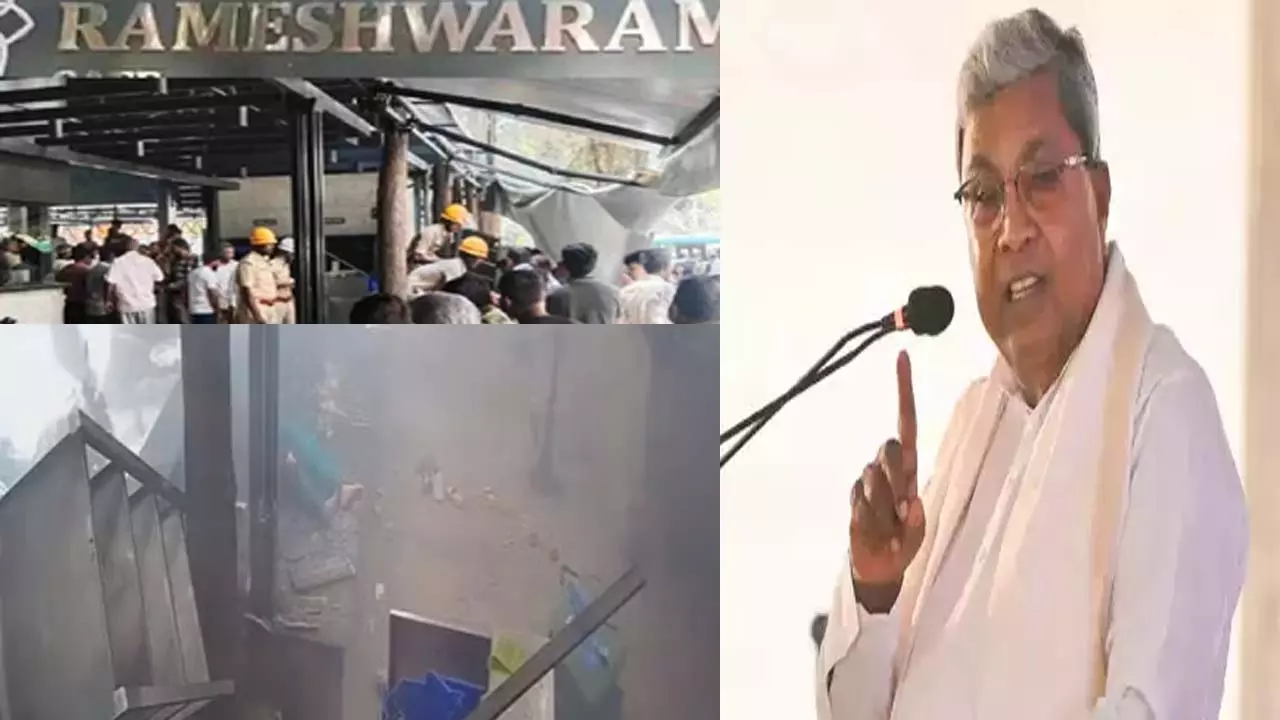 CM Siddaramaiah said - the bag was kept in the cafe, after which the explosion occurred