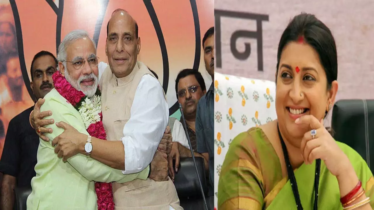 BJP opened its cards on 51 seats in UP, names of PM Modi, Rajnath and Smriti Irani, face-changing seats on hold