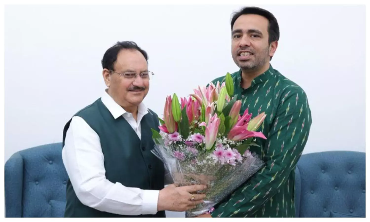 BJP President JP Nadda and Jayant Chaudhary