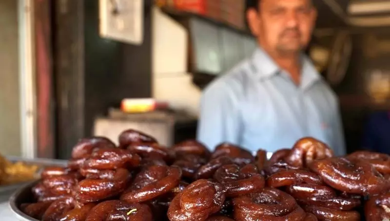 Famous Mawa Jalebi in Lucknow