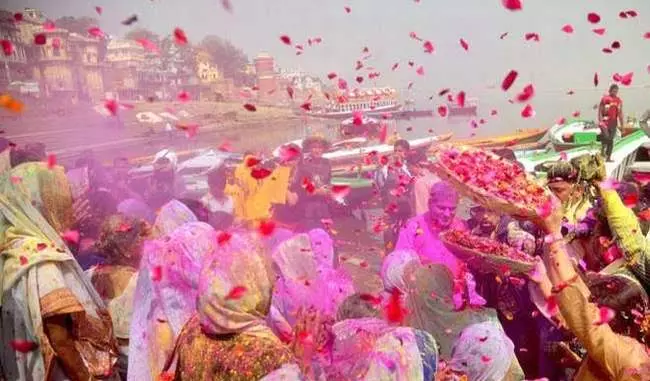 Holi Celebration in Banaras