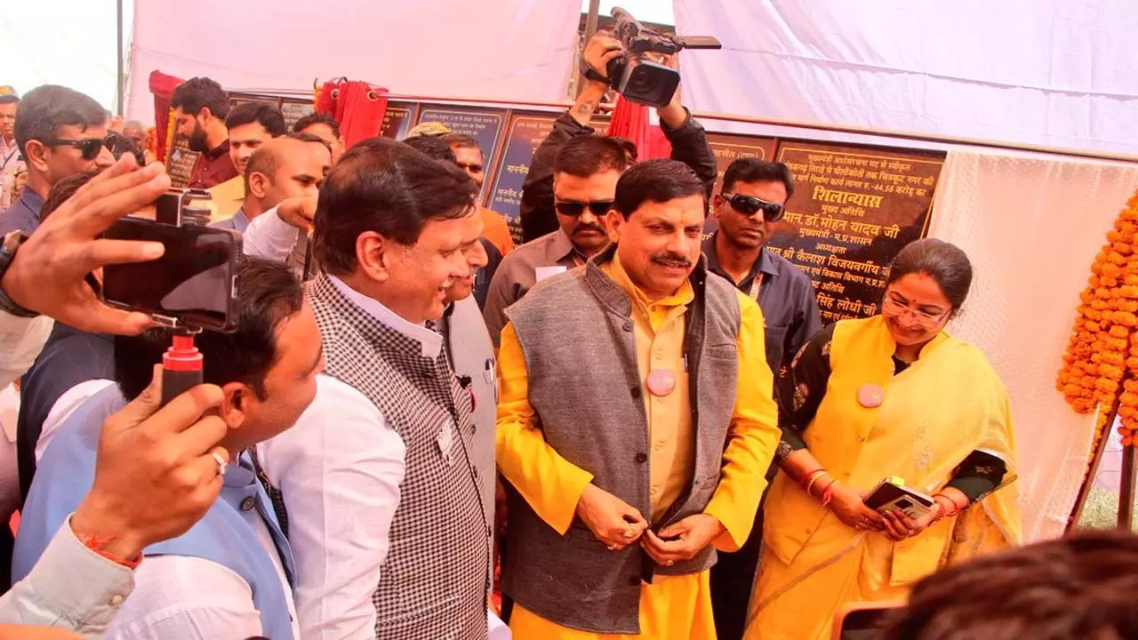 MP CM Dr. Mohan Yadav gifted 18 projects worth Rs 139 crore in Dharmanagari