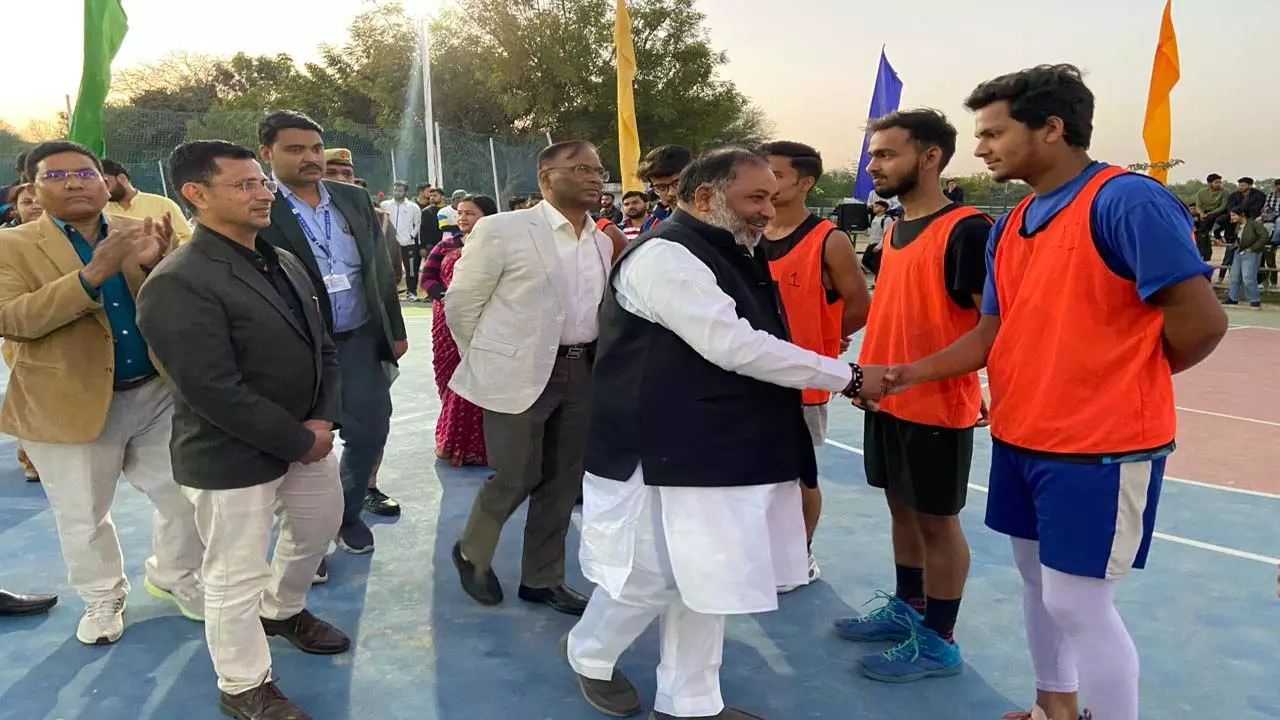 Five-day sports meet started in BBAU, Transport Minister inaugurated