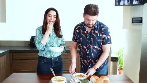 Madhuri Dixit Misal Pav Recipe