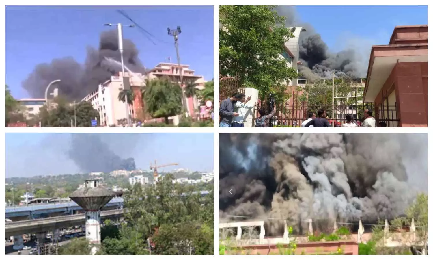 MP Secretariat Fire, massive fire in bhopal, mantralaya vallabh bhawan,