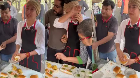 Delhi Viral Vada Pav Girl Delhi Viral Vada Pav Girl