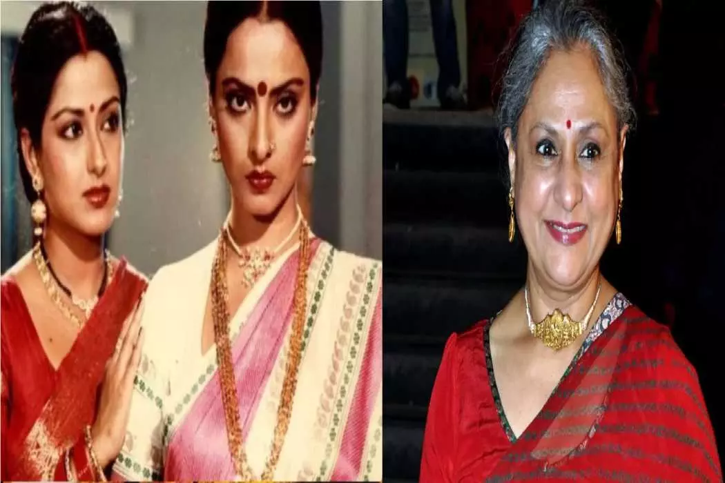 Moushumi Chatterjee and Jaya Bachchan