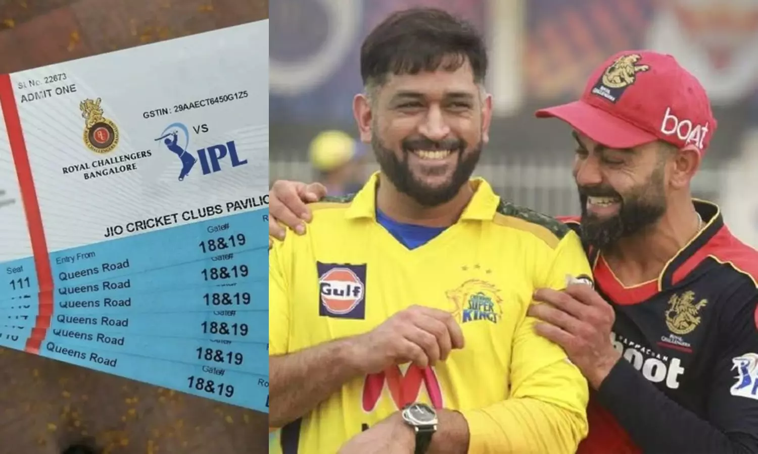 IPL 2024 CSK vs RCB Match Tickets