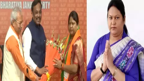 Shibu Sorens elder daughter-in-law and former Chief Minister Hemant Sorens sister-in-law Sita Soren joins BJP