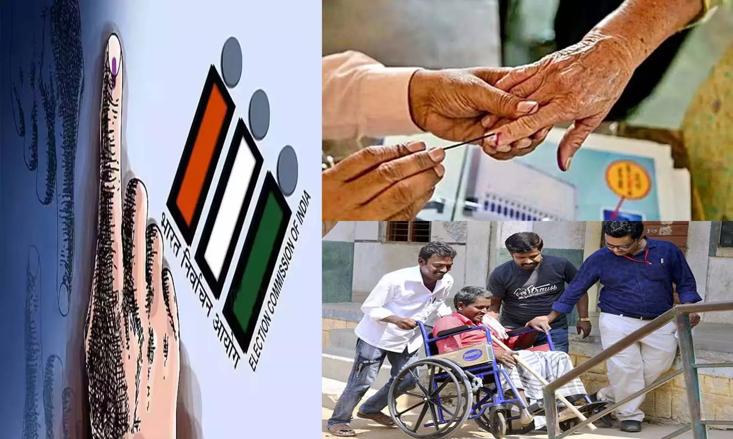 For the Lok Sabha elections, senior citizens above 85 years of age and persons with disabilities above 40 percent will be able to vote from home