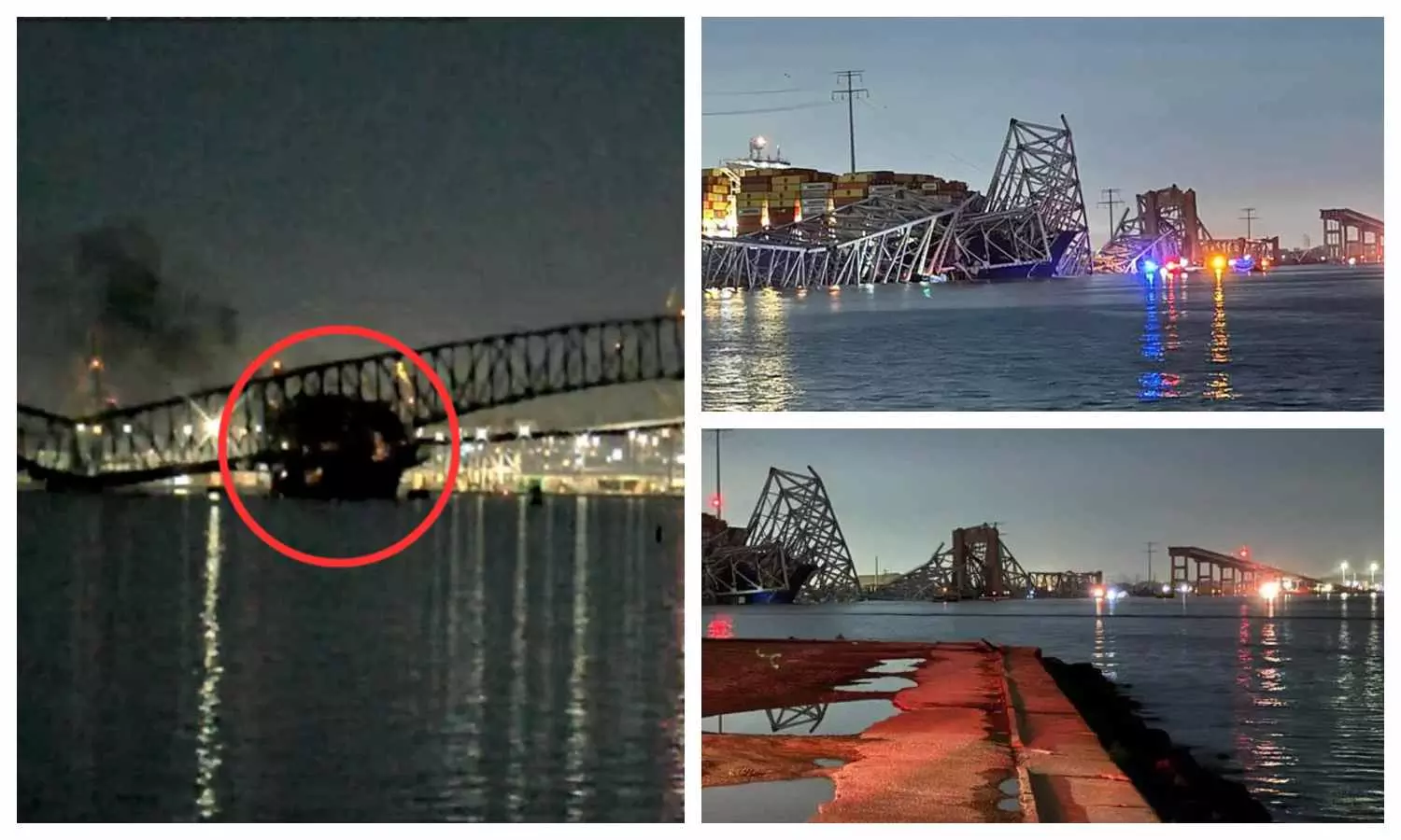 Francis Scott Key Bridge, Bridge Collapse in Baltimore, Newstrack Hindi News