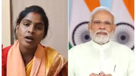 pm modi call rekha patra, sandeshkhali victim rekha patra, bjp basirhat seat