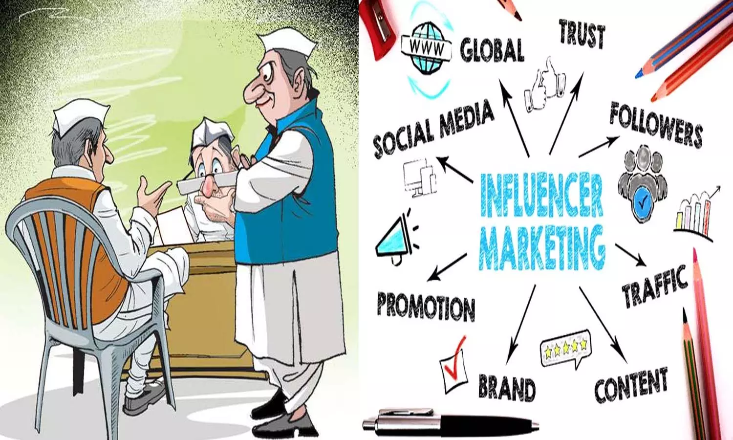 Leaders are taking help of influencers on social media to woo voters in Lok Sabha elections 2024