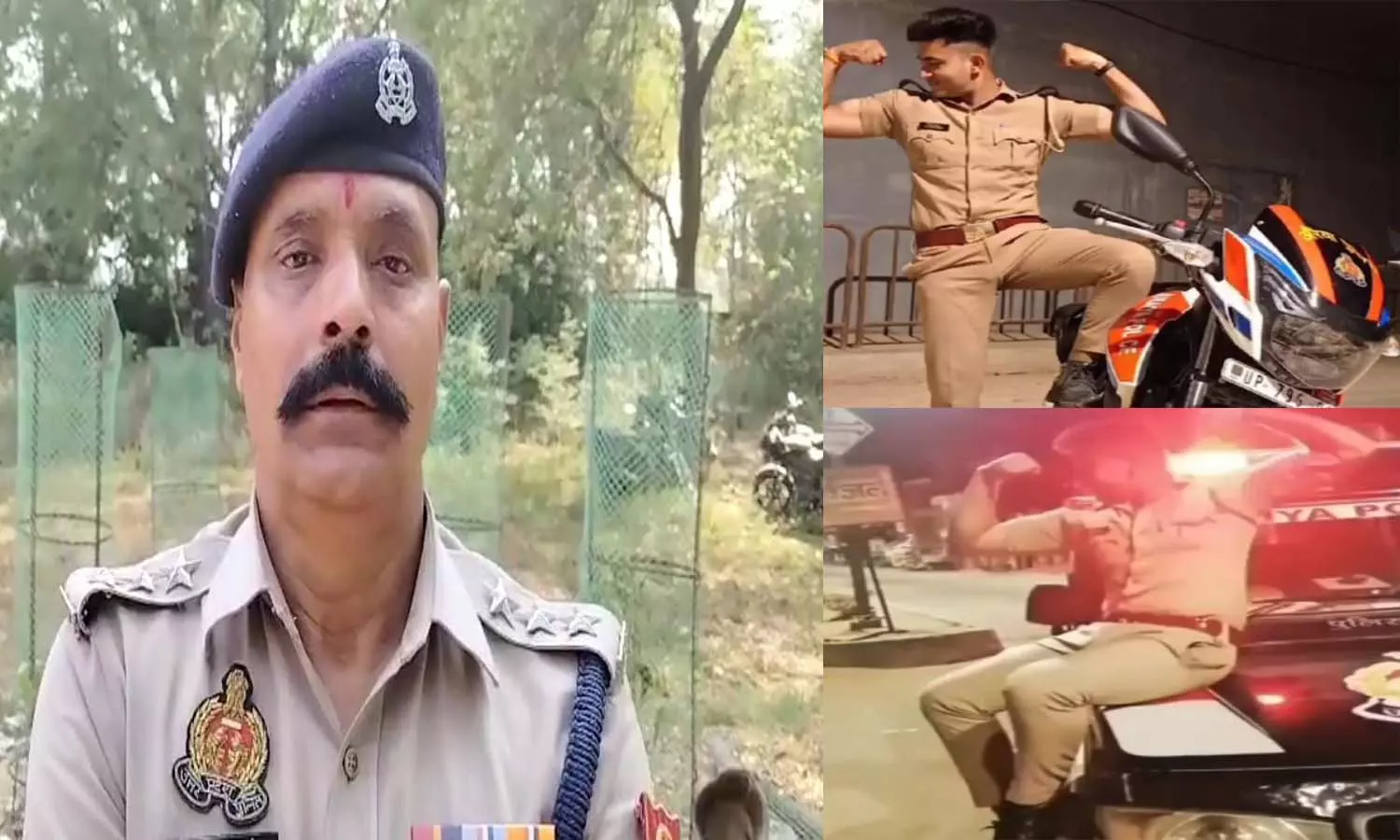 Video of policeman went viral on social media. Police officer gave statement in the matter