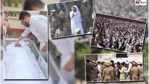 Mukhtar Ansari Funeral Live