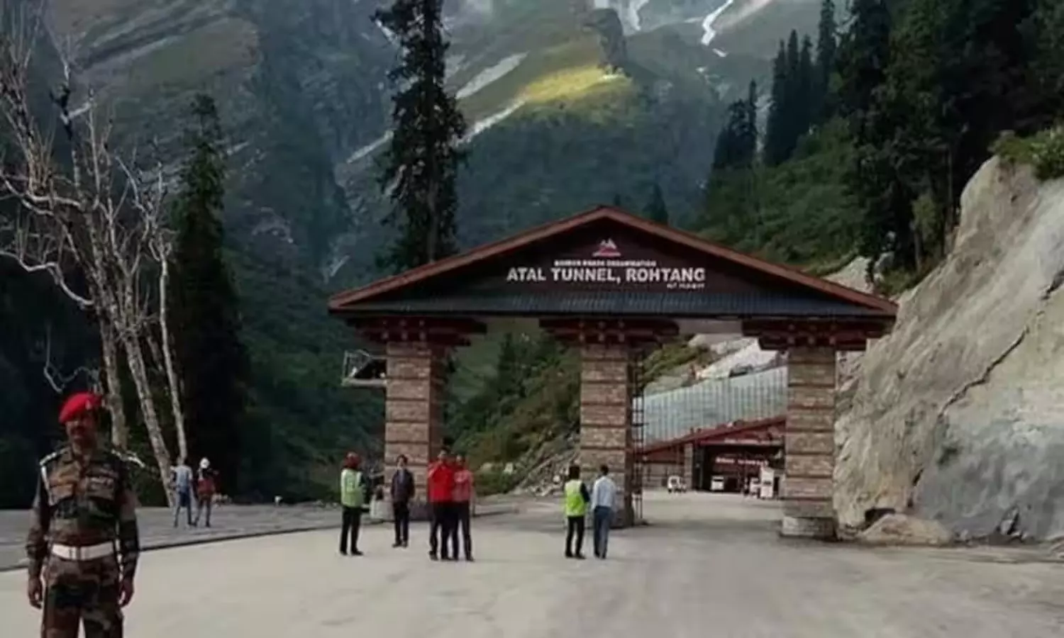 Atal Tunnel Words Longest Highway Tunnel