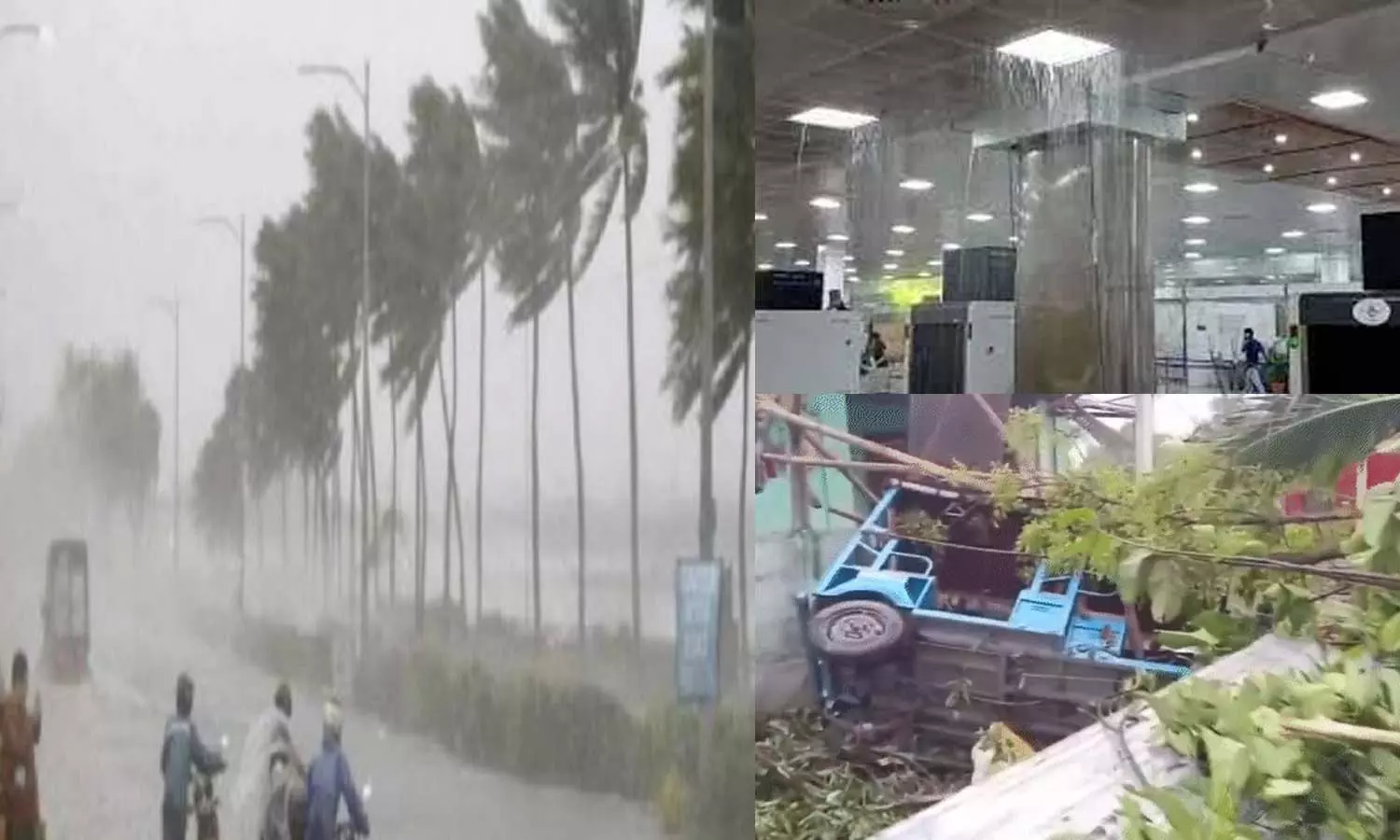 Rain-storm caused devastation, roof of Guwahati airport blown away, four died in Jalpaiguri