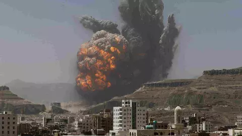 air strikes in Yemen air strikes in Yemen