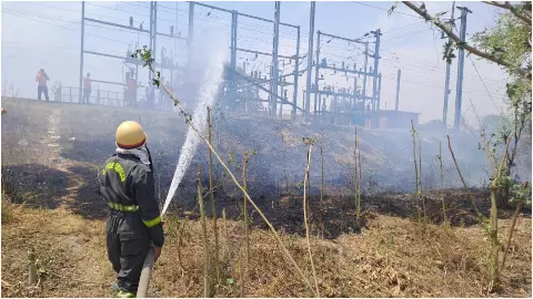 Fire in Kanpur