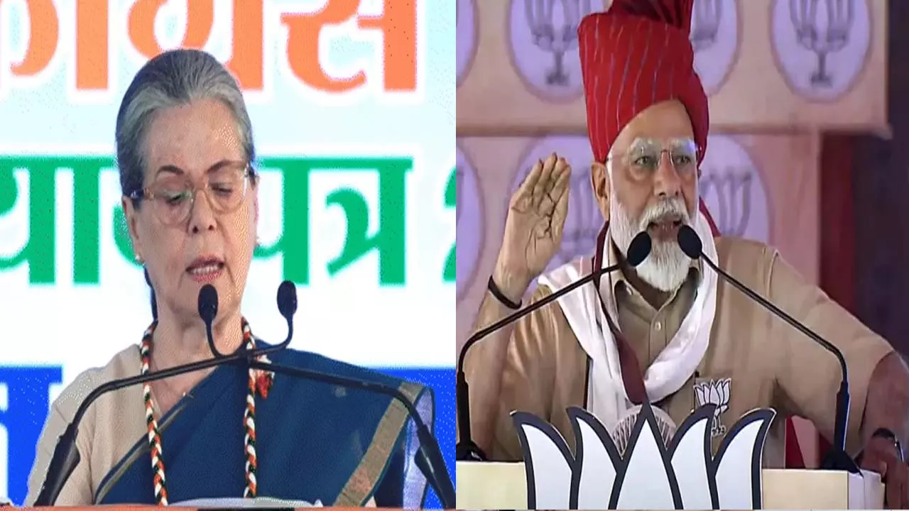 Sonia Gandhi countered Modi wave in Jaipur in Pushkar, Rajasthan