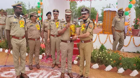 ADG PAC took the salute of the convocation parade, taught the recruits the lesson of courage, honesty and service
