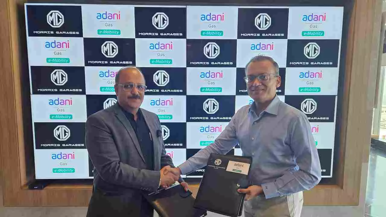 Adani and MG Motor India join hands
