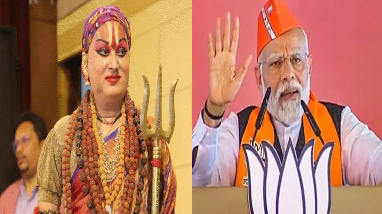 Countrys first eunuch Bhagwatcharya, eunuch Himangi Sakhi, will contest elections against PM Modi from Varanasi seat