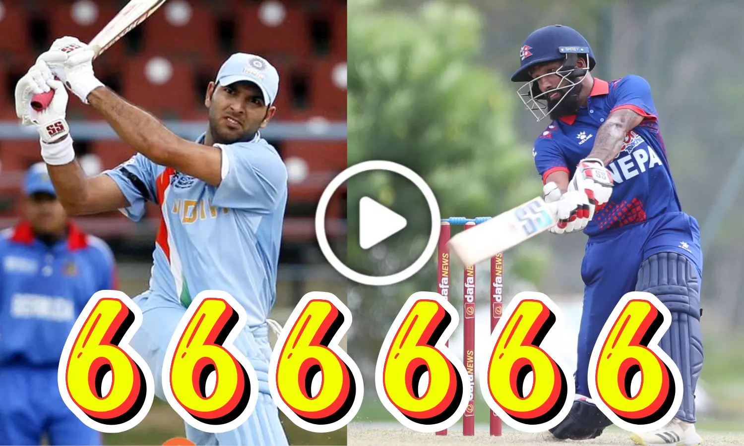 Dipendra Singh Airee 6 Sixes in an Over Full Video