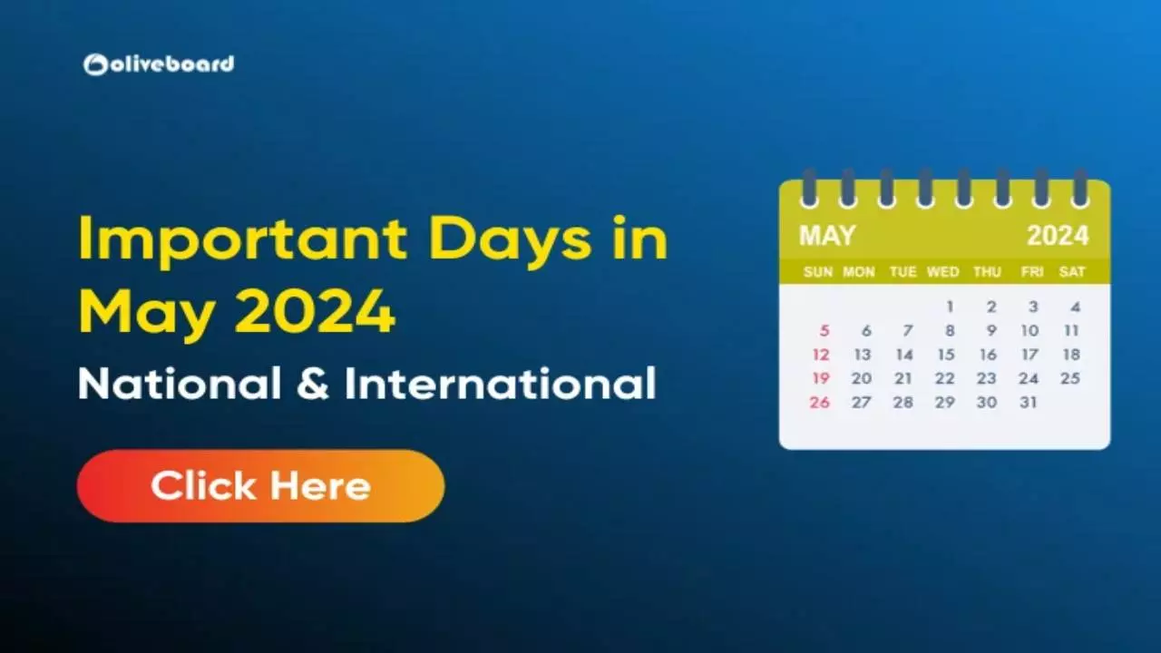 Important Days in the Month Of May 2024