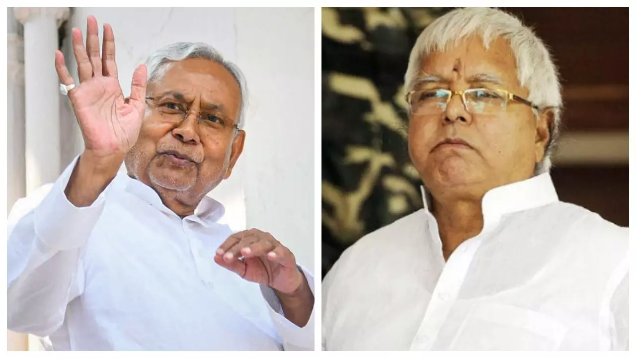 Bihar Politics: “कै गो बेटी और दू गो बेटा…” भरे मंच से CM नीतीश ने लालू यादव पर कसा तंज