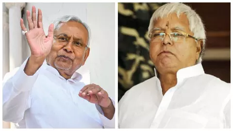 Bihar Politics: “कै गो बेटी और दू गो बेटा…” भरे मंच से CM नीतीश ने लालू यादव पर कसा तंज
