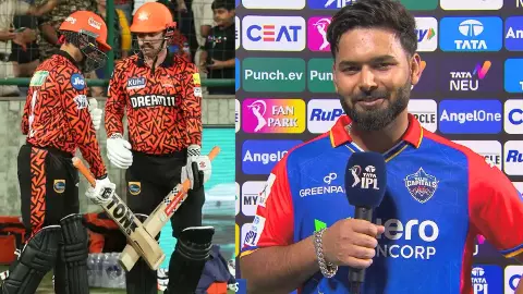 DC vs SRH Rishabh Pant Statement After Losing Match