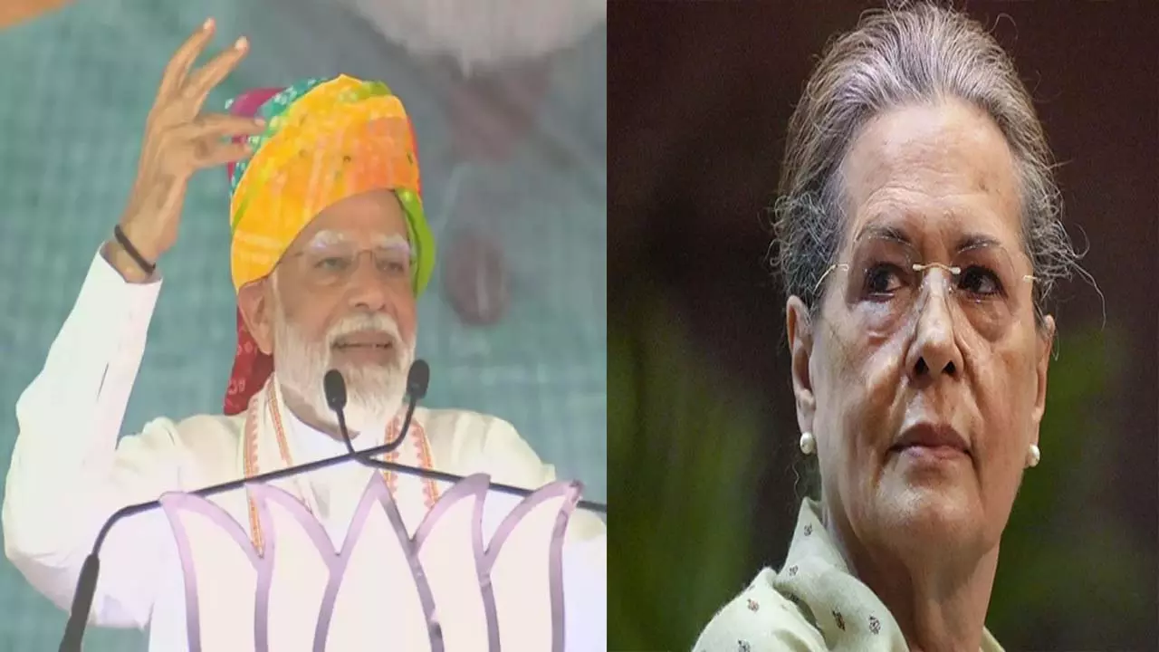 PM Modi said on Sonia Gandhi, those who cannot win elections are becoming Rajya Sabha members