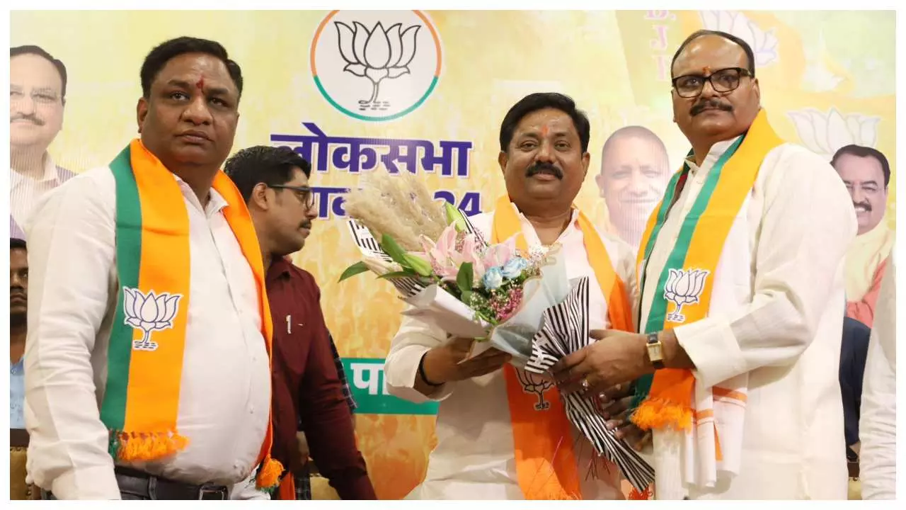 BSP senior leader Karunakar Pandey Join BJP