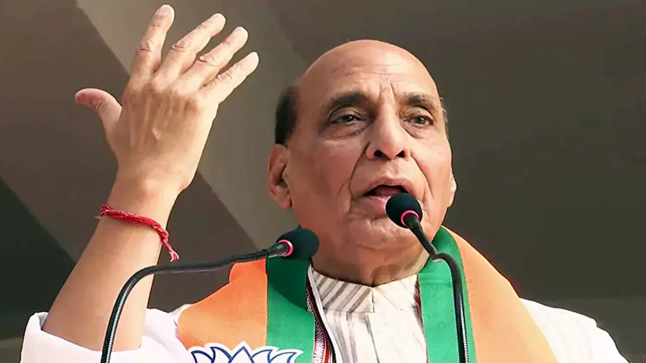 Rajnath Singh attacked Congress, imposed Presidents rule 90 times