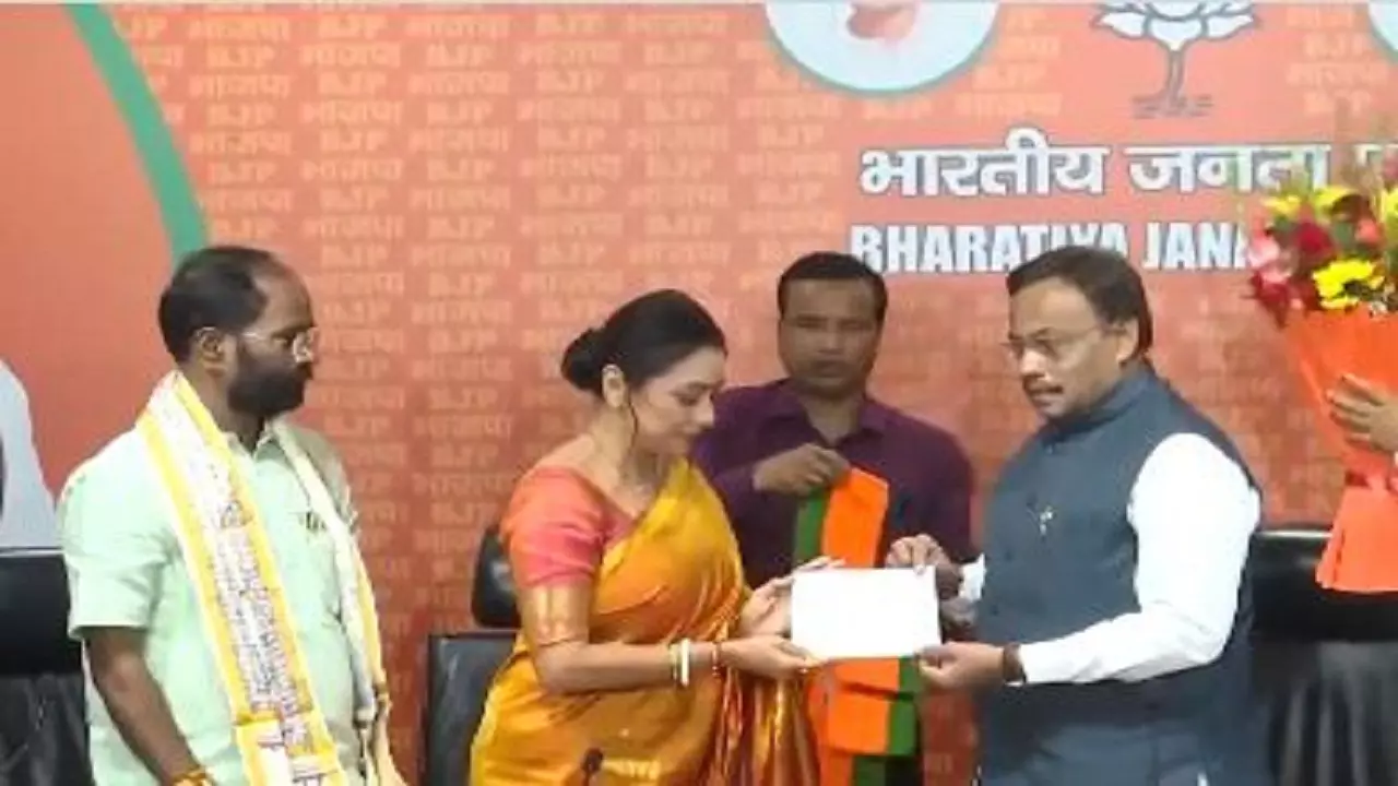 Rupali Ganguly Joins BJP