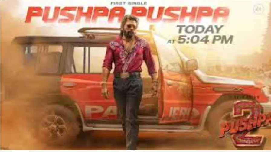Allu Arjun Film Pushpa 2 The Rule Pushpa Pushpa Song Review
