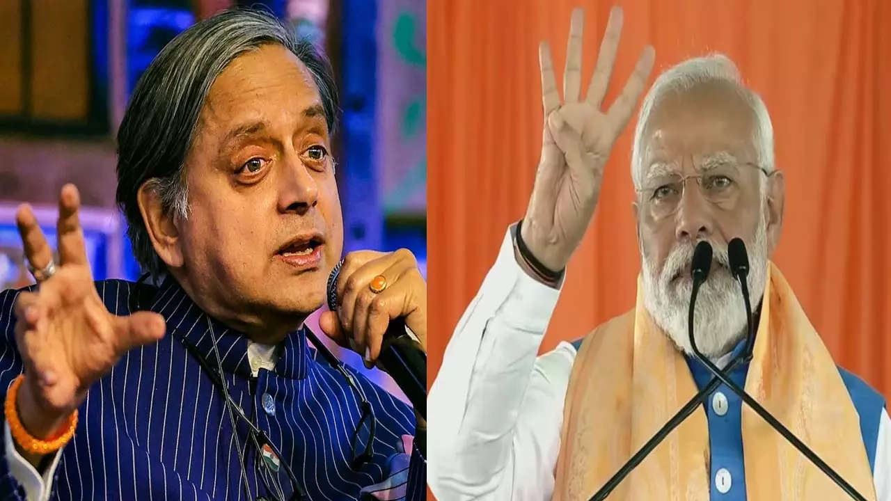 Tharoor took a jibe at BJPs slogan of crossing 400, said - crossing cross 200 is now a big challenge for the party