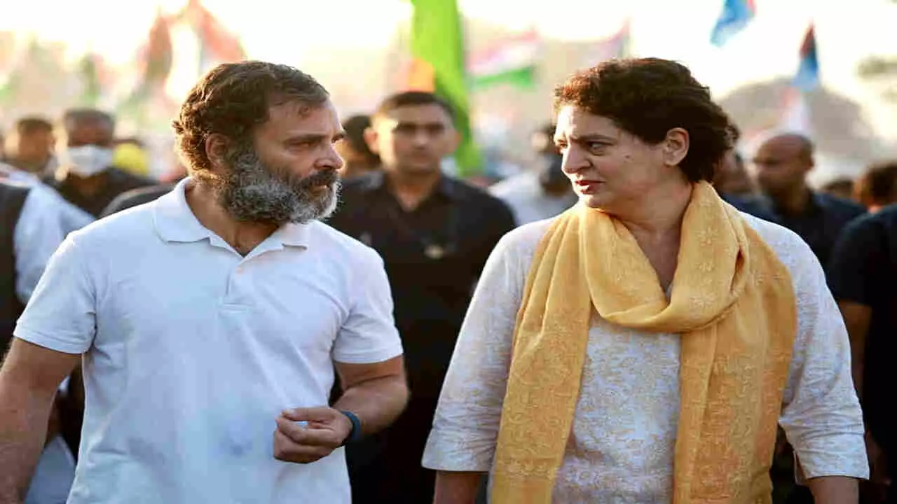 Rahul Gandhi , Priyanka Gandhi