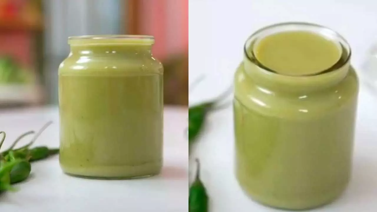 Green Chilli Sauce Recipe