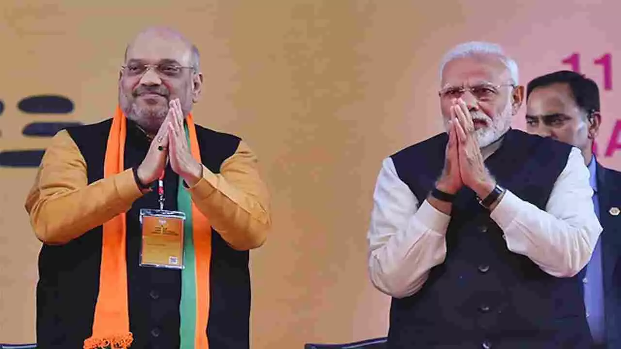 Prime Minister Narendra Modi and Home Minister Amit Shah