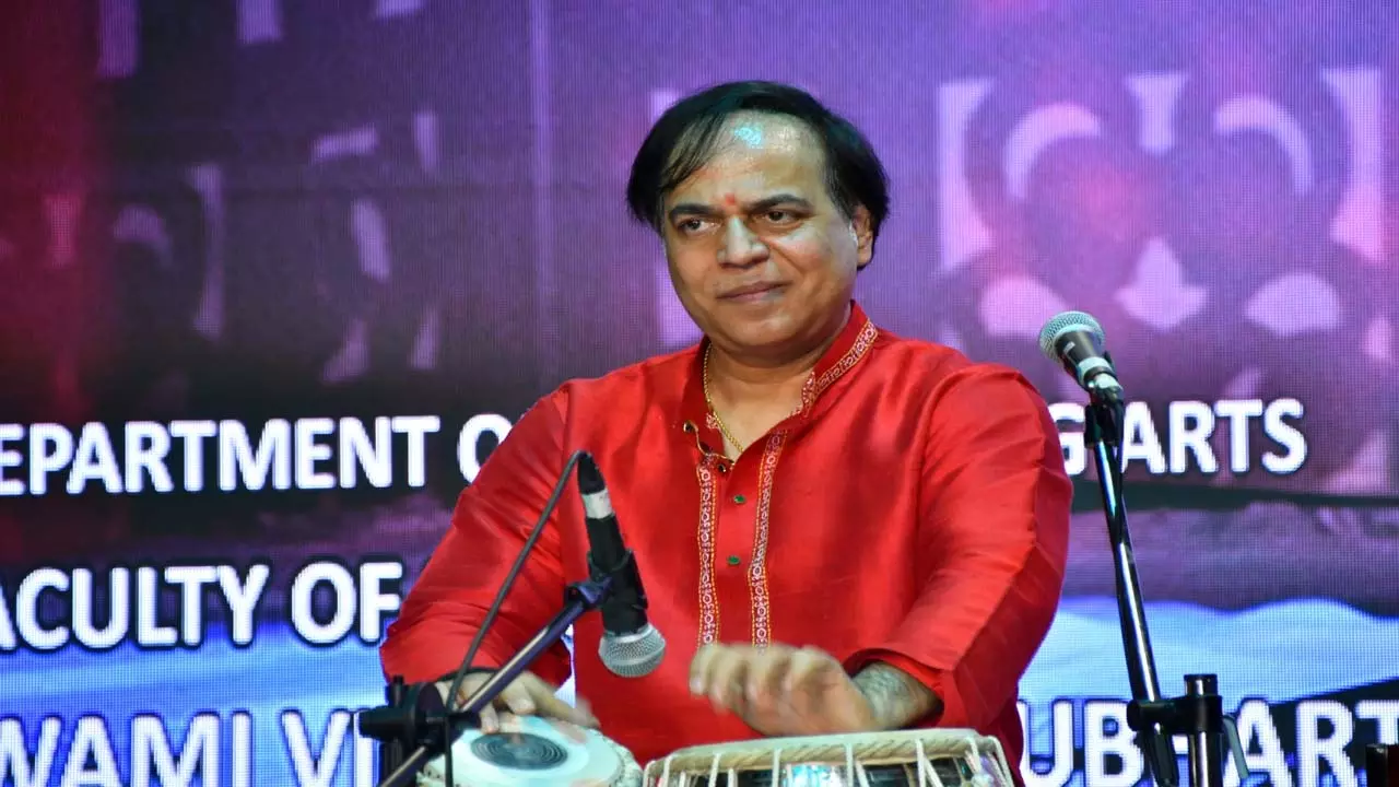 The beat of the tabla of Sanju Sahay of Banaras Gharana was heard for the first time in Meerut