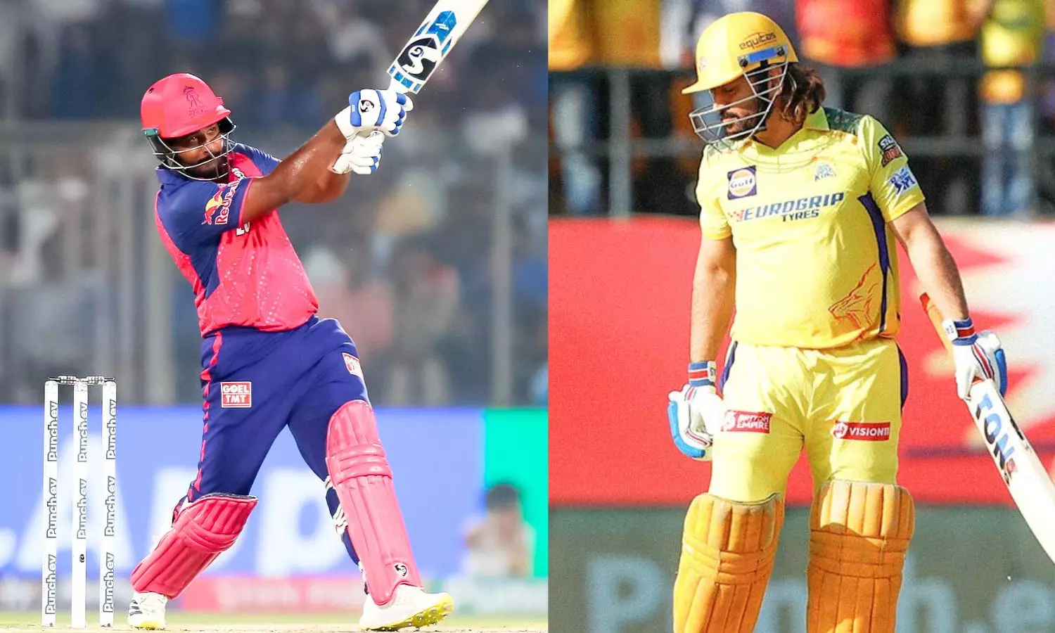 DC vs RR MS Dhoni Sanju Samson